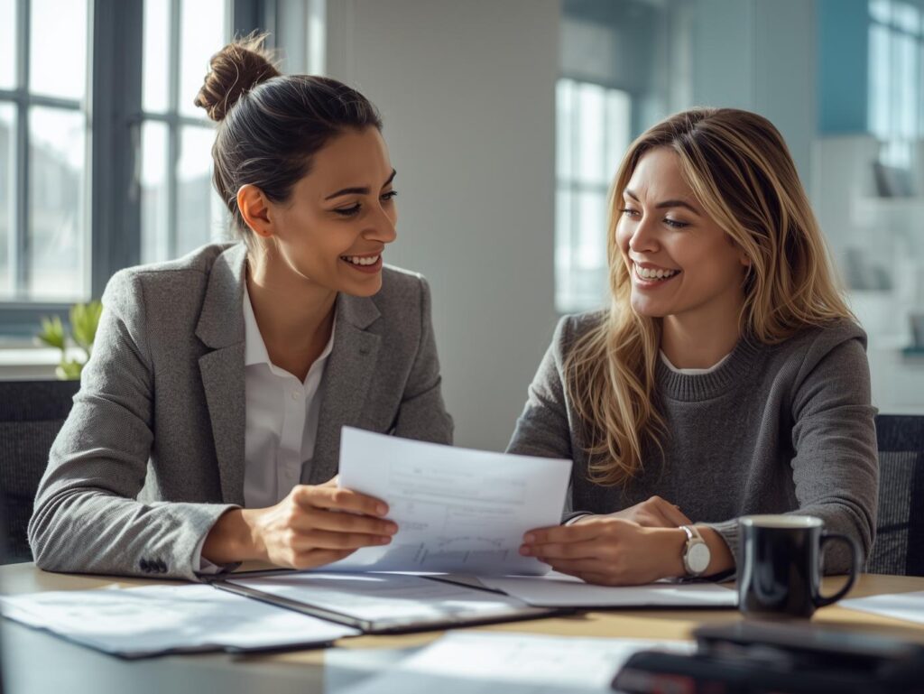 Property manager meeting with a resident at BMC property management Madison, symbolizing clear communication and trust.